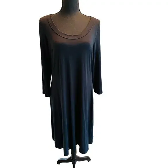 Karen Kane Three Quarter Sleeve A-Line Dress - XL - Picture 6 of 15